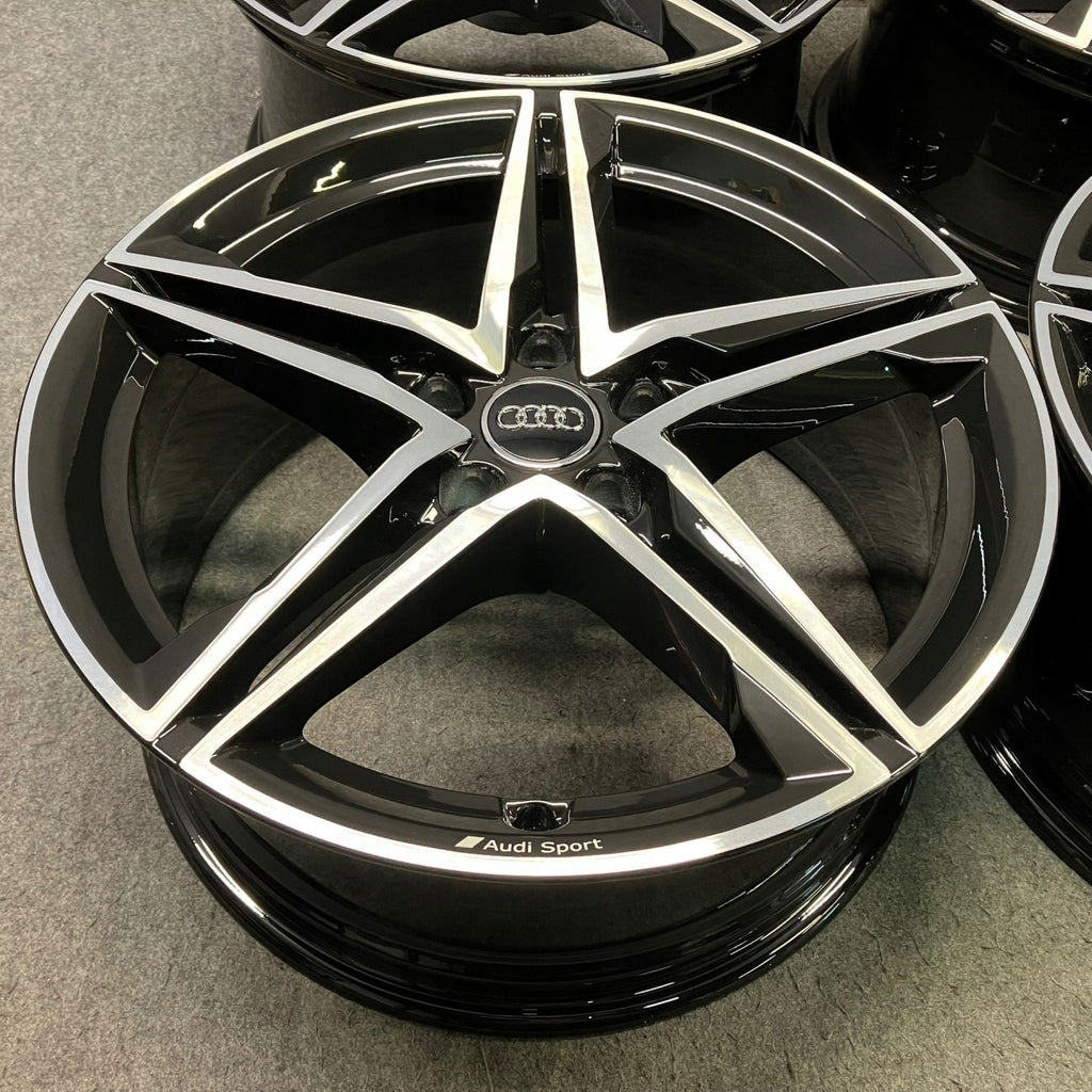 4x Alufelge 18 Zoll 8.0" 5x112 40ET Glanz Silber 8W0601025EC Audi A4 Rim Wheel FEL5718690368go