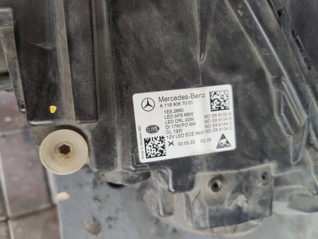 Frontscheinwerfer Mercedes-Benz Cla A1189067001 Rechts Scheinwerfer Headlight SCH4558470020zp