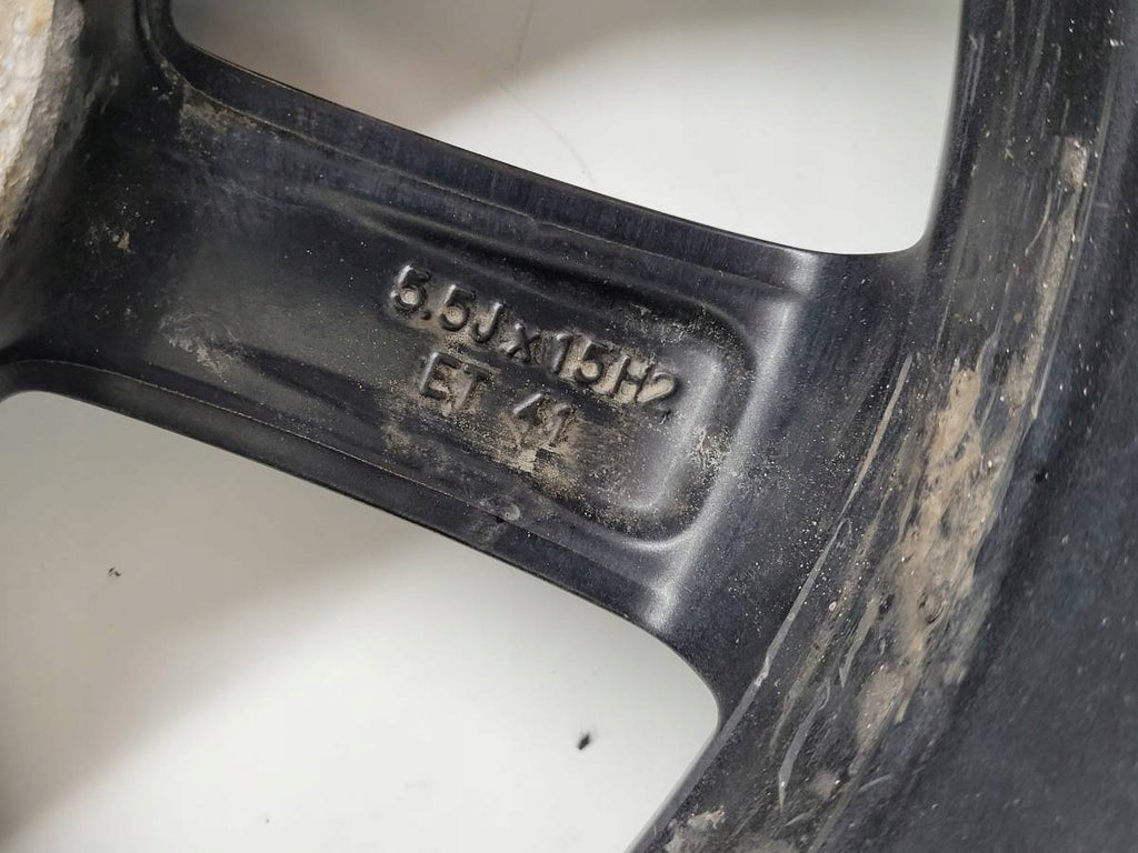 1x Alufelge 15 Zoll 5.5" 4x100 41ET Glanz Grau Skoda Citigo Rim Wheel FEL2436437577rj