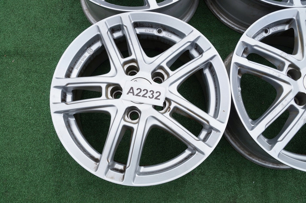 4x Alufelge 15 Zoll 6.0" 5x105 37ET Silber Opel Astra K Rim Wheel FEL7225862238fe
