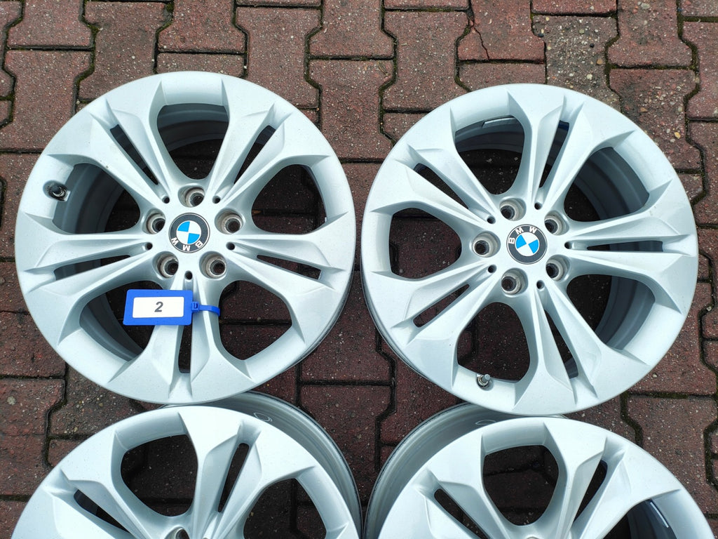 4x Alufelge 17 Zoll 7.5" 5x120 52ET Glanz Silber 6856065 BMW F39 X1 F48 FEL8635656126yh