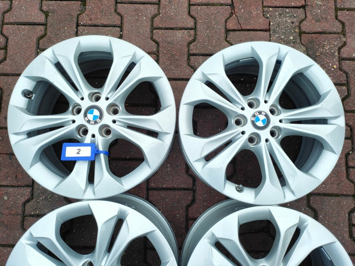 4x Alufelge 17 Zoll 7.5" 5x120 52ET Glanz Silber 6856065 BMW F39 X1 F48 FEL8635656126yh
