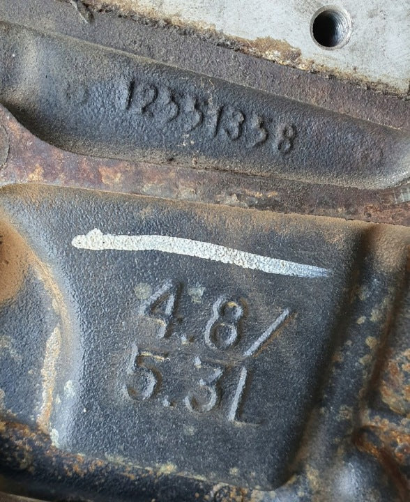 Motor Chevrolet Tahoe LM7 5.3 2001 Benzin Engine Unkomplett MOT5234960548jj