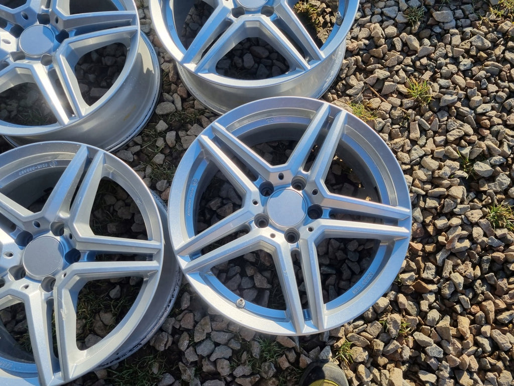4x Alufelge 17 Zoll 7.0" 5x112 44 5ET Glanz Silber Audi A4 B7 Rim Wheel FEL7986935244mn