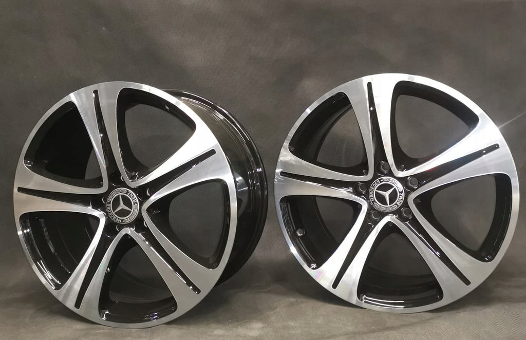 4x Alufelge 18 Zoll 8.0" 5x112 43ET Glanz Silber A2134011400 Mercedes-Benz W213 FEL3789708026et