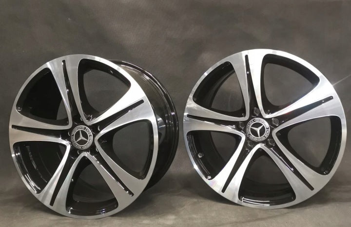 4x Alufelge 18 Zoll 8.0" 5x112 43ET Glanz Silber A2134011400 Mercedes-Benz W213 FEL3789708026et