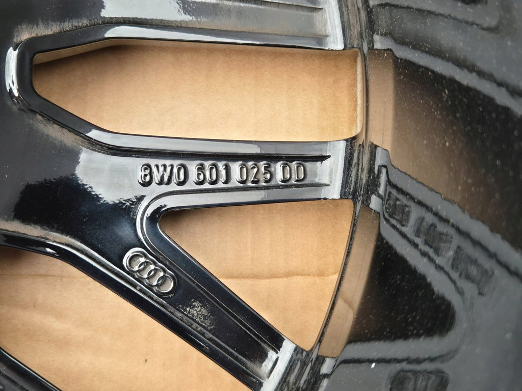 1x Alufelge 18 Zoll 8.0" 5x112 40ET Glanz Schwarz 8W0601025DD Audi A4 Rim Wheel FEL8616473342ks