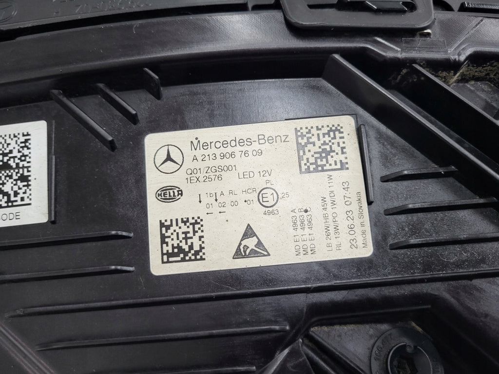 Frontscheinwerfer Mercedes-Benz W213 A2139067609 Rechts Scheinwerfer Headlight SCH3101757476hy