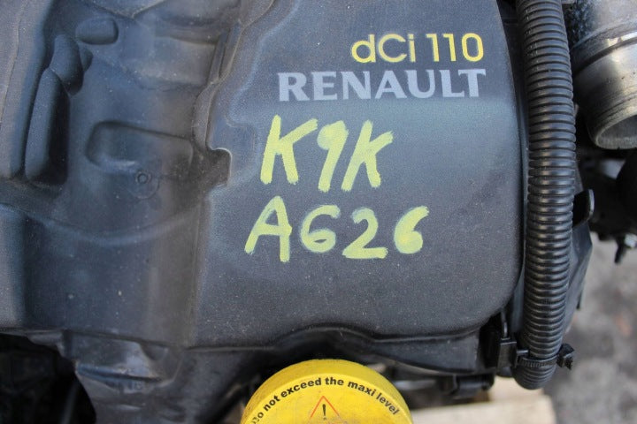 Motor Dacia K9KA626 1.5 DCI 2015 Diesel Engine Komplett MOT8274159100eg