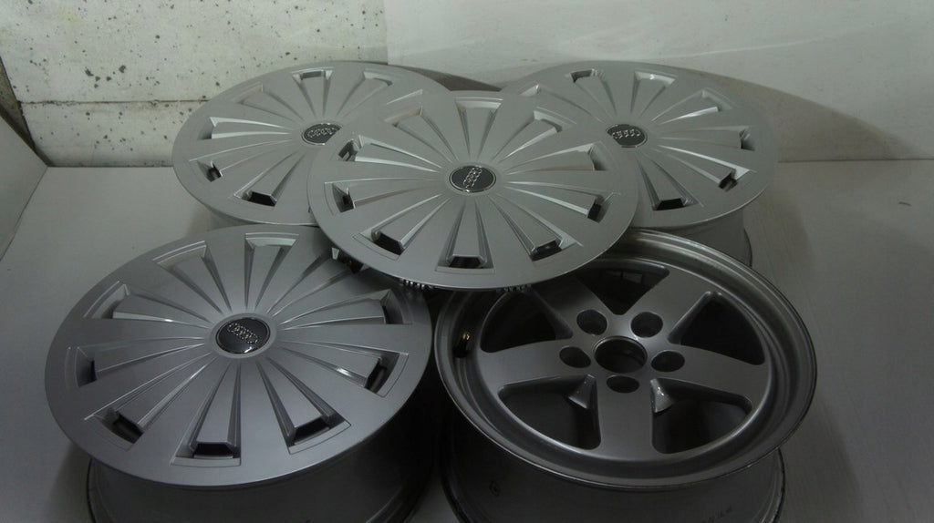 4x Alufelge 16 Zoll 7.0" 5x112 35ET Glanz Silber 8W0601025 Audi Rim Wheel