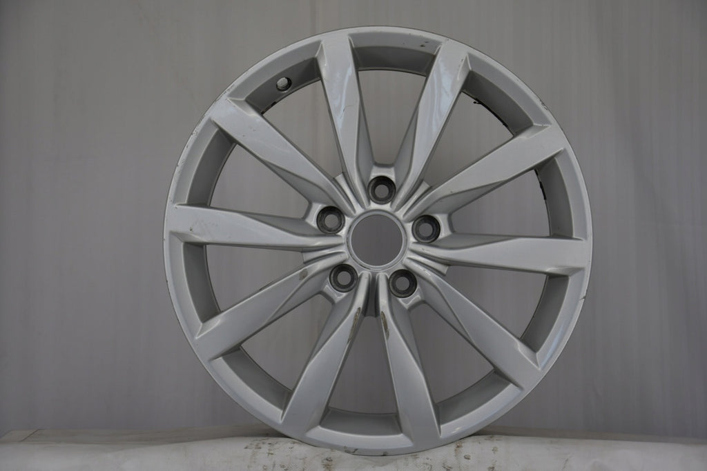 1x Alufelge 17 Zoll 6.0" 5x112 48ET Glanz Silber 5G0601025K VW Rim Wheel FEL5172931524yv