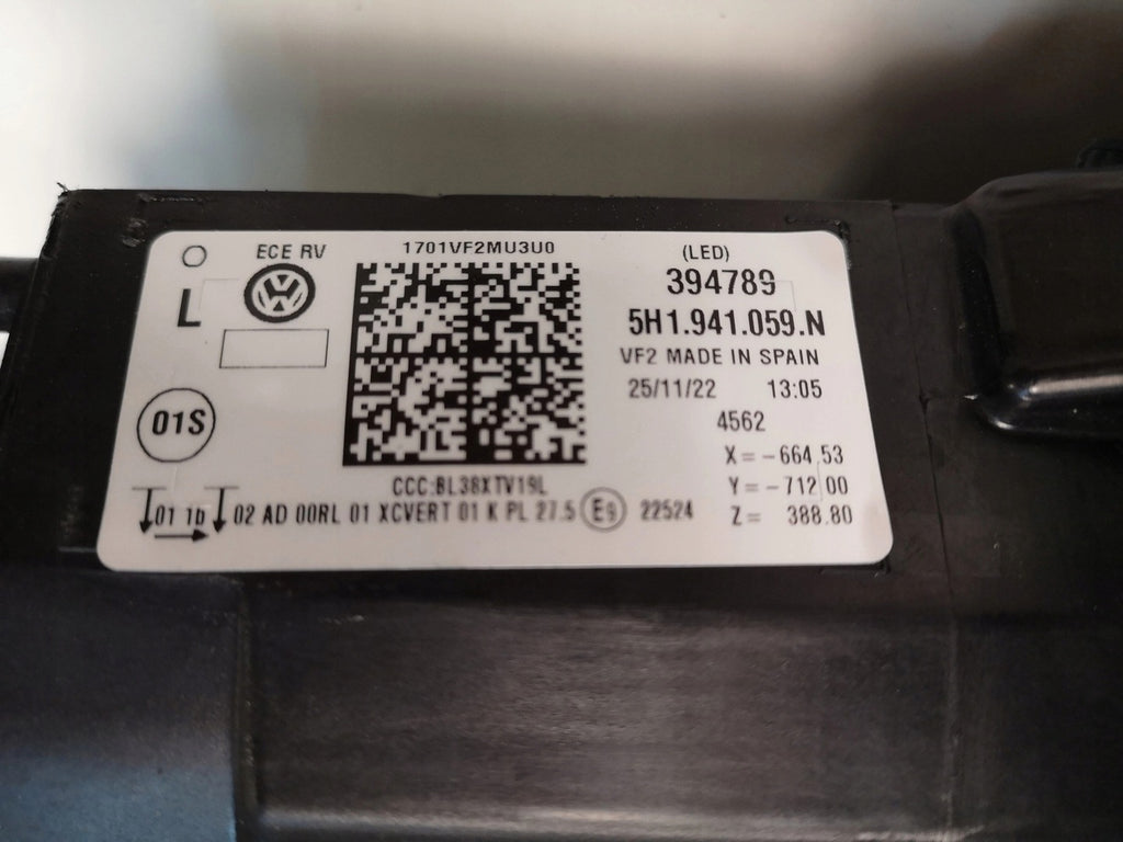 Frontscheinwerfer VW Golf VIII 5H1941059N Links Scheinwerfer Headlight SCH1756287886uy