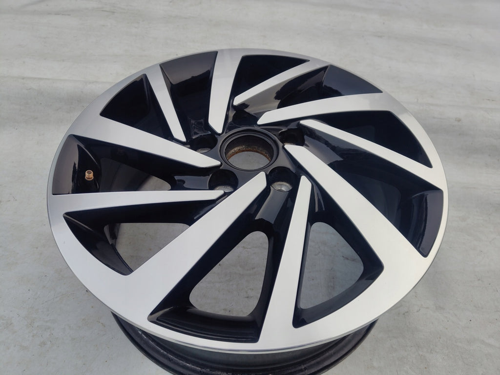 1x Alufelge 16 Zoll 6.0" 5x112 50ET Glanz Schwarz 2K5601025R VW Caddy Iv FEL5752018854nt