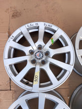 Laden Sie das Bild in den Galerie-Viewer, 4x Alufelge 15 Zoll 6.5" 5x100 38ET LI65538B31 Skoda Octavia I Fabia Avensis FEL9404419392li
