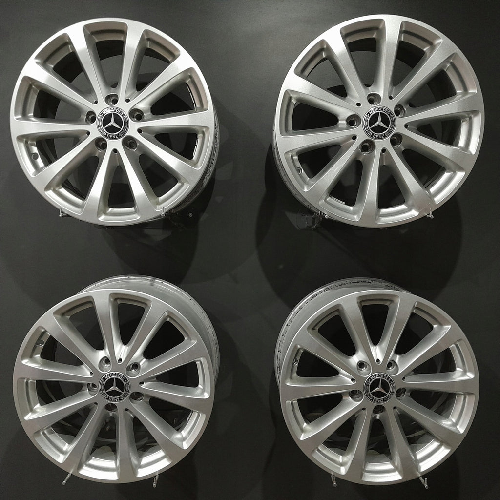 4x Alufelge 17 Zoll 7.5" 5x112 40ET Glanz Silber A2134011300 Mercedes-Benz W213 FEL4689460305au