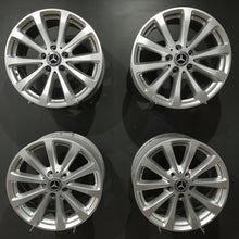 Load image into Gallery viewer, 4x Alufelge 17 Zoll 7.5" 5x112 40ET Glanz Silber A2134011300 Mercedes-Benz W213 FEL4689460305au