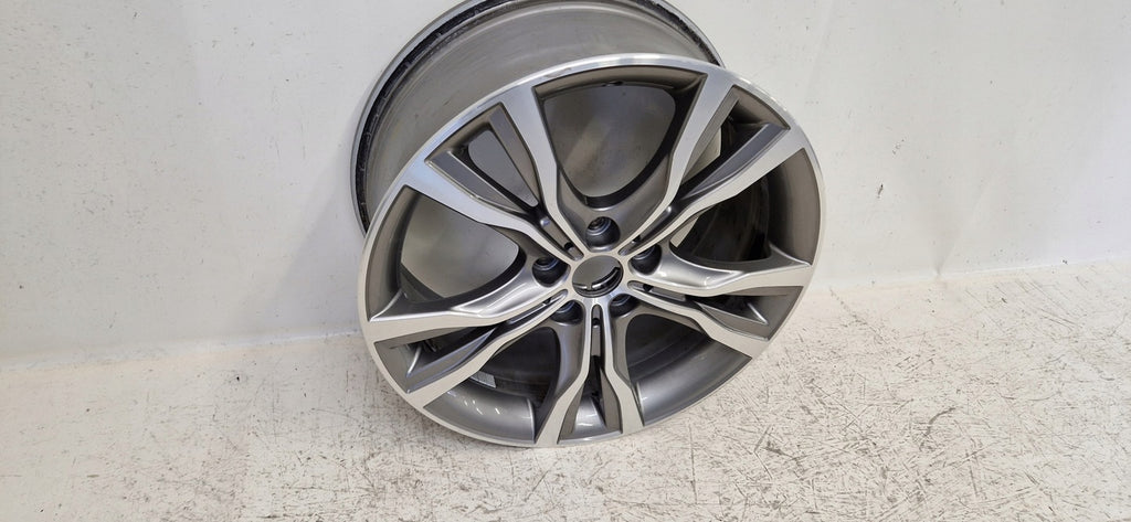 1x Alufelge 18 Zoll 8.0" 5x112 57ET Glanz Schwarz 6855093 BMW 2 F45 F46 Mg