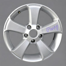 Laden Sie das Bild in den Galerie-Viewer, 1x Alufelge 16 Zoll 6.0&quot; 5x112 50ET Glanz Silber 1T4071496C VW Touran Rim Wheel