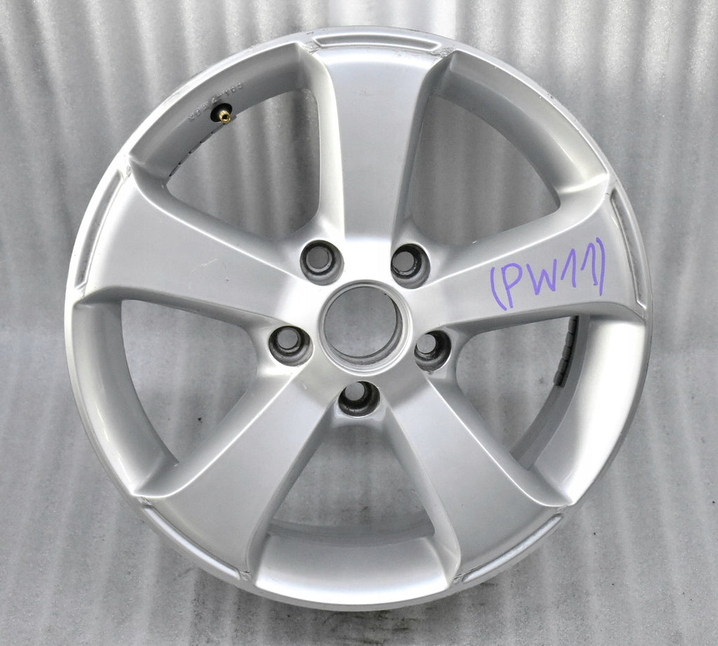 1x Alufelge 16 Zoll 6.0" 5x112 50ET Glanz Silber 1T4071496C VW Touran Rim Wheel