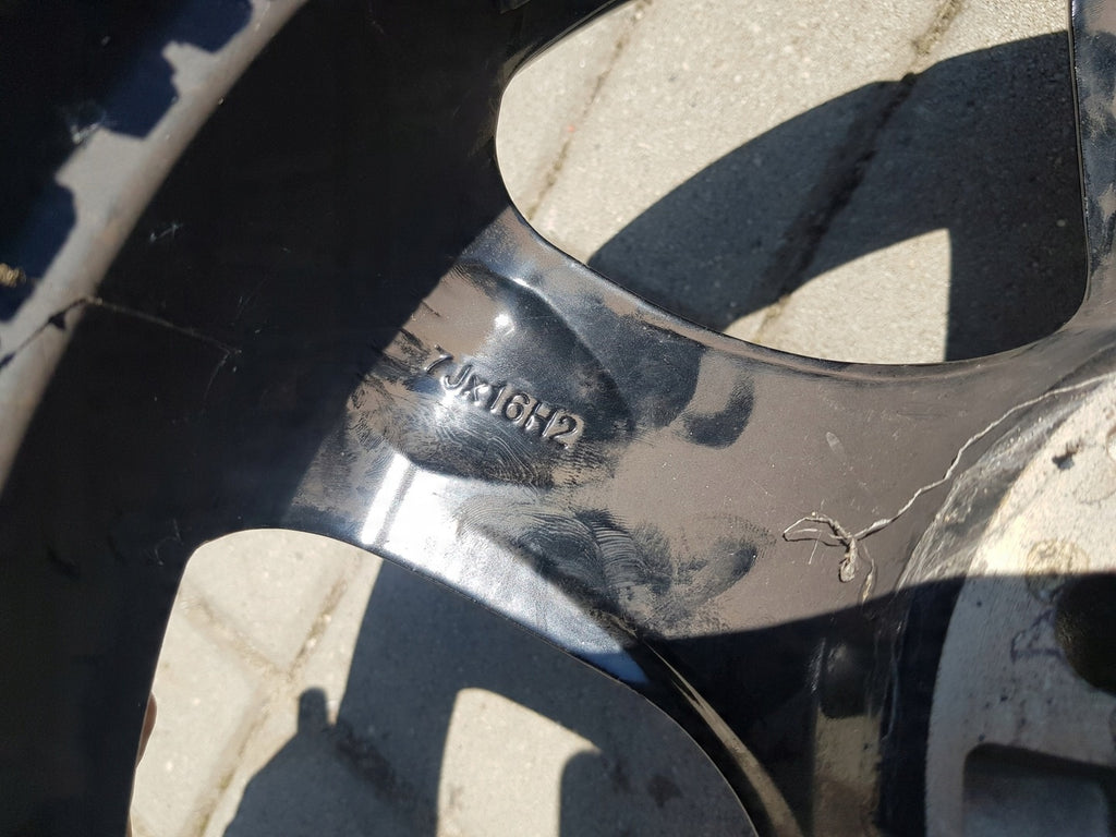 1x Alufelge 16 Zoll 7.0" 5x105 40ET Glanz Grau 5X105, 7JX16 Opel Astra Rim Wheel