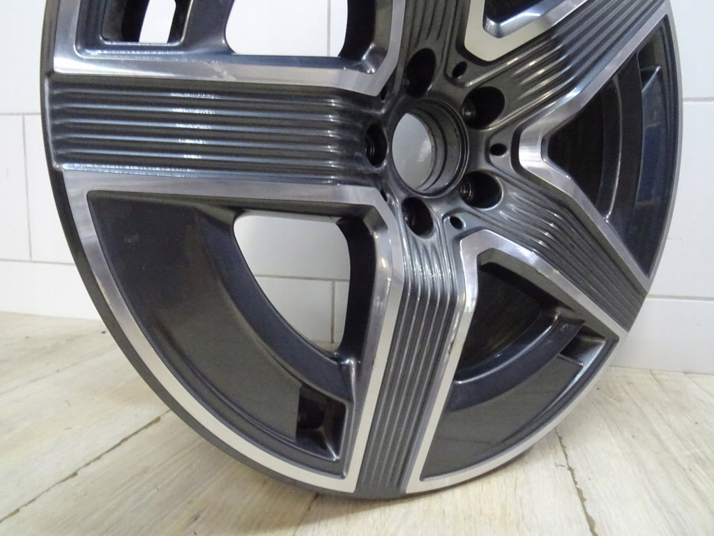1x Alufelge 19 Zoll 9.0" 5x112 30ET Glanz Schwarz A2544010500 Mercedes-Benz Glc FEL4134853549xx