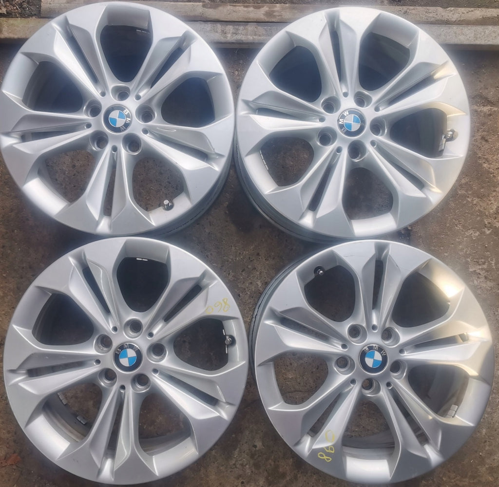 4x Alufelge 17 Zoll 7.5" 5x112 52ET Glanz Silber 6856065 Audi I Rim Wheel FEL4929965721zj