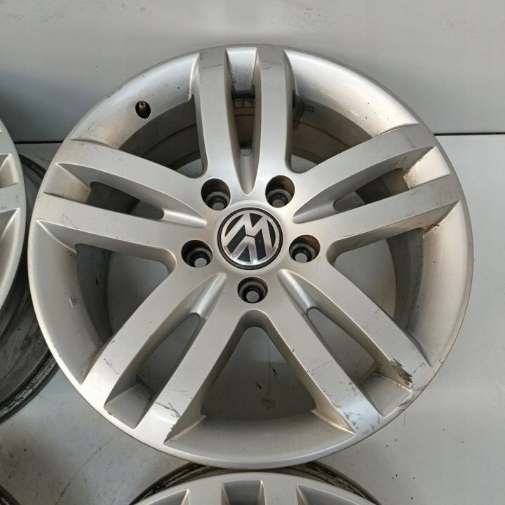 4x Alufelge 18 Zoll 8.5" 5x130 58ET Glanz Silber 5JX18H2ET58 Audi Q7 Touareg FEL4600569124sq