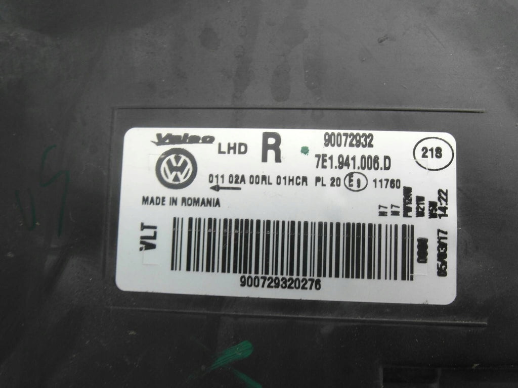 Frontscheinwerfer VW Multivan Transporter 7E1941006D Rechts Headlight SCH8866963347nf