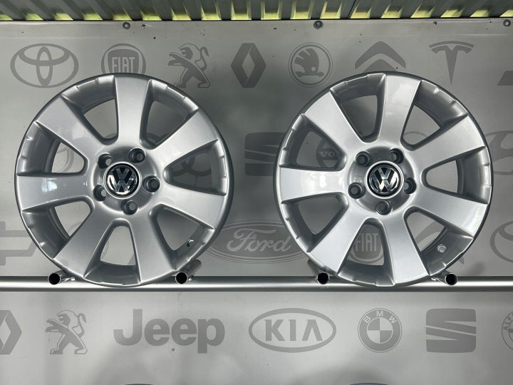 4x Alufelge 16 Zoll 6.5" 5x112 33ET 5N0601025A VW Tiguan Rim Wheel FEL7040025299gt
