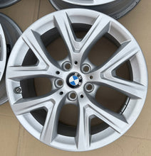 Load image into Gallery viewer, 4x Alufelge 17 Zoll 6.5" 5x112 39ET Glanz Silber 6856076 BMW X1 F48 Rim Wheel FEL1732835739rq