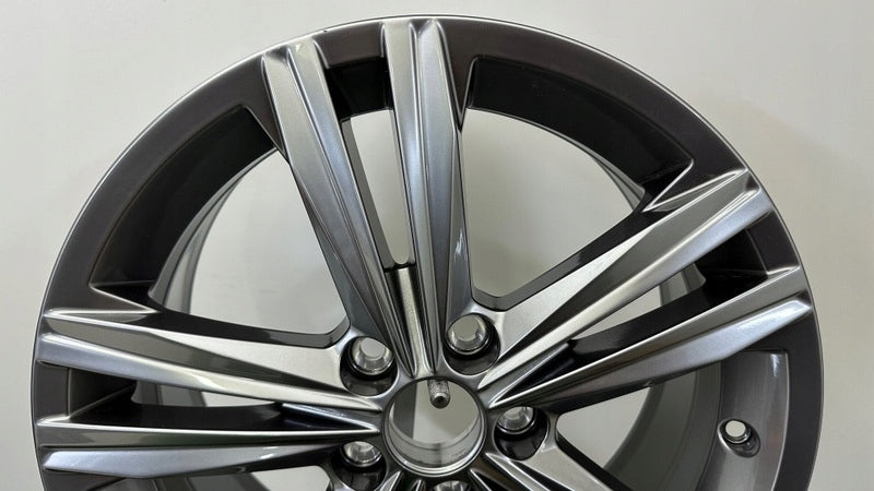 1x Alufelge 16 Zoll 6.5" 5x100 47ET Glanz Grau 2G0601025AA VW Rim Wheel FEL7479209805cm