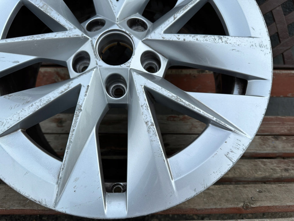 1x Alufelge 17 Zoll 7.0" 5x112 46ET Glanz Silber 5E3601025E Skoda Octavia Iv FEL9245483390wo