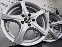 Load image into Gallery viewer, 4x Alufelge 16 Zoll 7.5" 5x112 35ET Glanz Silber Seat Exeo Superb I Passat FEL5432915282ht