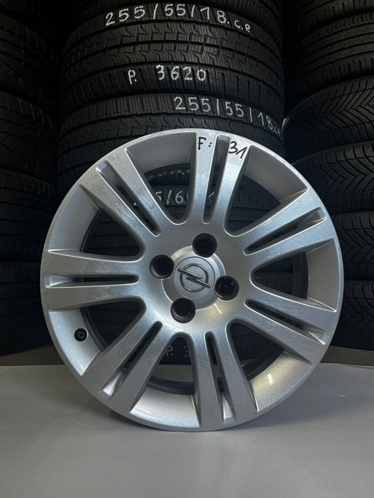 1x Alufelge 16 Zoll 6.5" 4x100 39ET Opel Corsa D Rim Wheel FEL2259139507mx