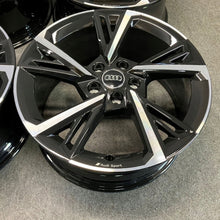 Load image into Gallery viewer, 4x Alufelge 18 Zoll 8.0" 5x112 46ET Matt Schwarz 8Y0601025G Audi A3 Rim Wheel FEL5975280275ss