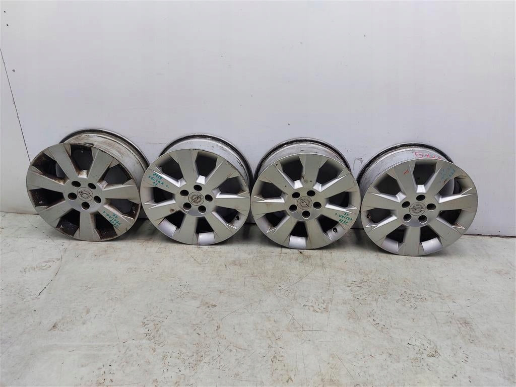 4x Alufelge 17 Zoll 7.0" 5x110 Matt Silber Opel Vectra C Zafira Rim Wheel FEL9367823949ex