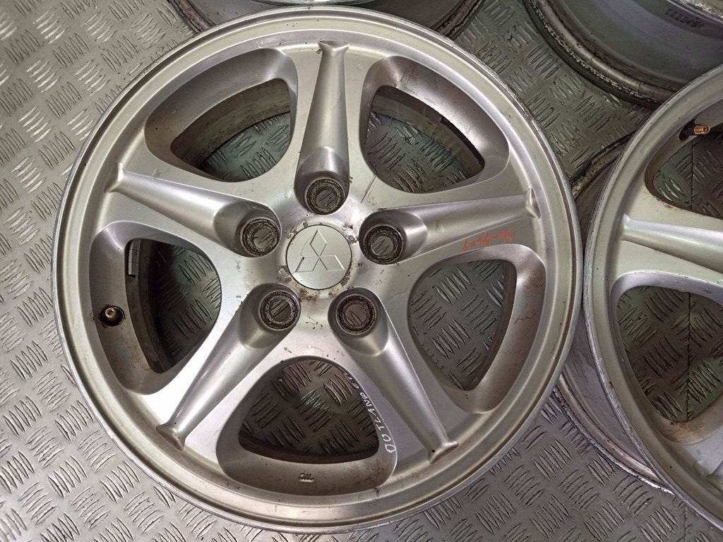 4x Alufelge 16 Zoll 6.0" 5x114.3 Mitsubishi Outlander I Rim Wheel FEL9310524872bl