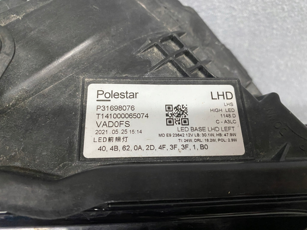 Frontscheinwerfer Polestar 31698076 LED Links Scheinwerfer Headlight