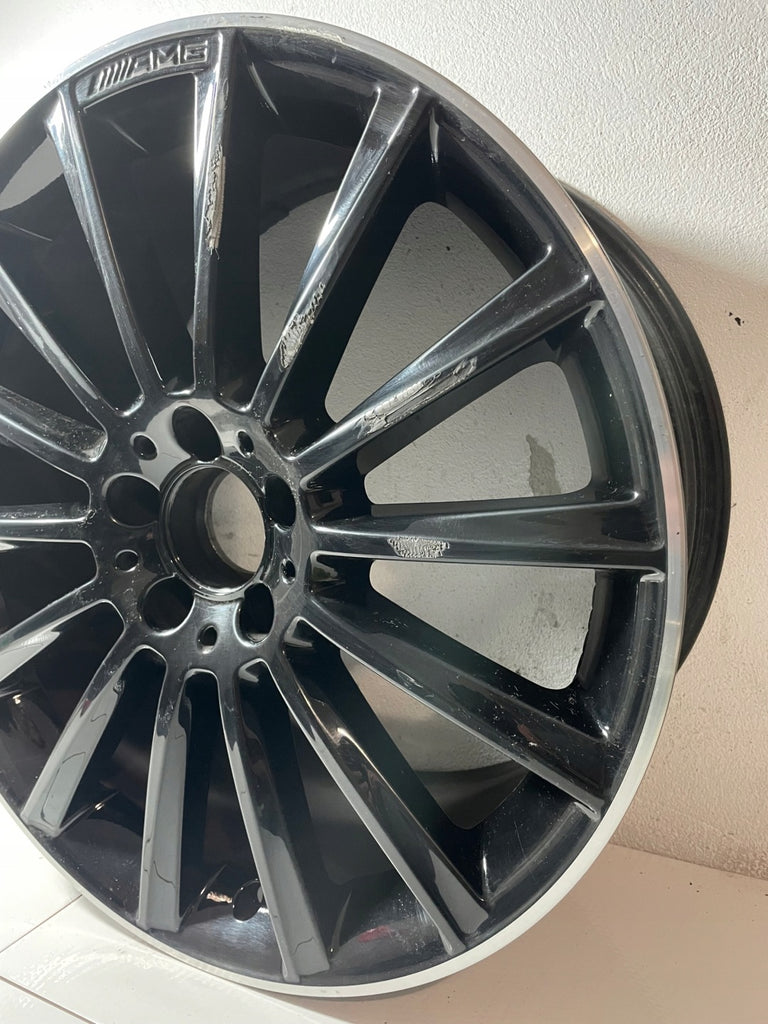 1x Alufelge 19 Zoll 8.5" 5x112 52ET Glanz Schwarz A2054011400 Mercedes-Benz W205 FEL2261082799ze