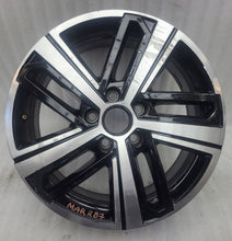Load image into Gallery viewer, 1x Alufelge 17 Zoll 6.5" 5x112 49ET Glanz Schwarz 2K7601025C VW Caddy V FEL7952543653hn