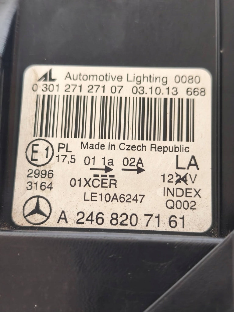 Frontscheinwerfer Mercedes-Benz W246 A2468207161 Links Scheinwerfer Headlight SCH8924414981lb