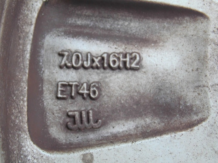 1x Alufelge 16 Zoll 7.0" 5x100 46ET Glanz Silber 6V0601025 Skoda Fabia Iii FEL5400548680fc