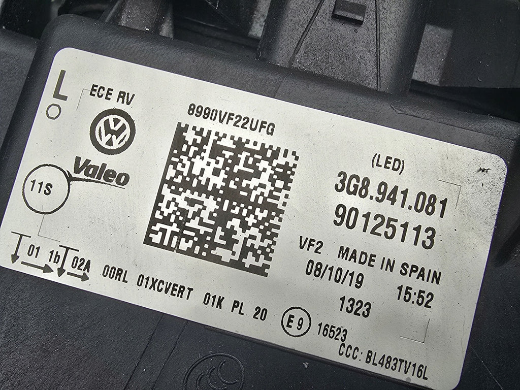 Frontscheinwerfer VW Arteon 3G8941081 Full LED Links Scheinwerfer Headlight SCH2733503146uw