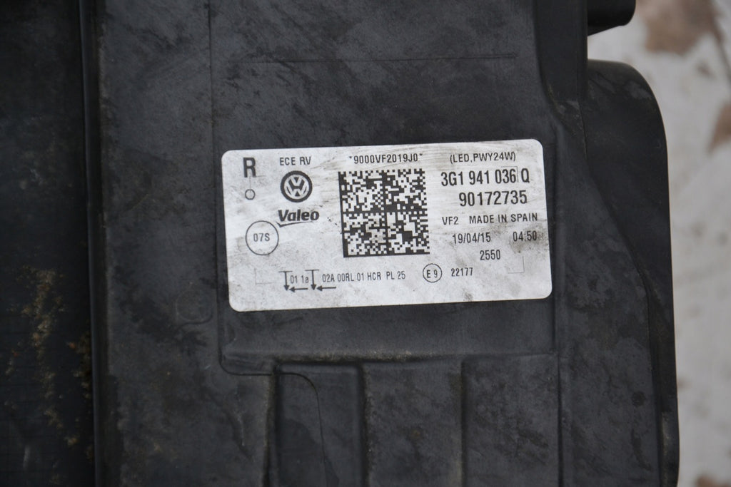 Frontscheinwerfer VW Passat B8 3G1941036Q LED Rechts Scheinwerfer Headlight