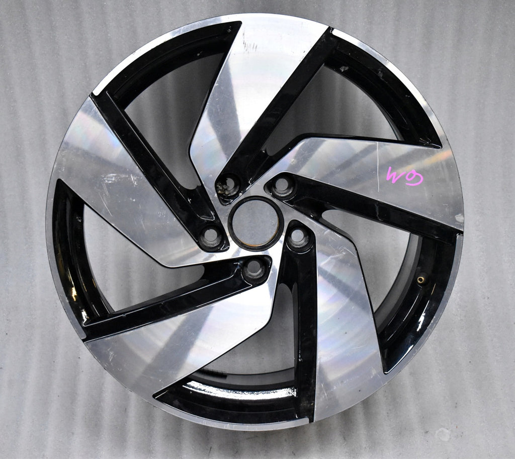 1x Alufelge 18 Zoll 7.5" 5x112 51ET Glanz Schwarz 5H0601025H VW Golf Rim Wheel FEL4752145008is