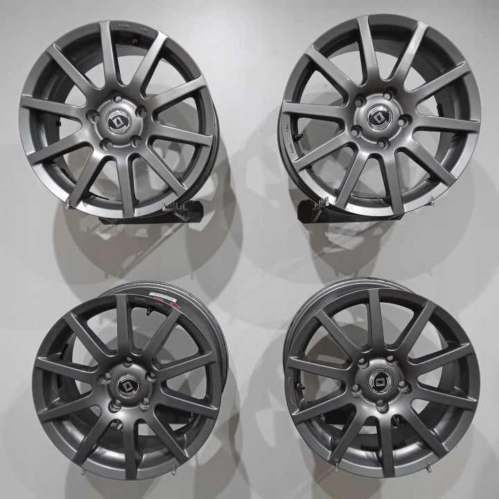 4x Alufelge 16 Zoll 7.0" 5x114.3 41ET KBA48698 Hyundai I30 I 4 Rim Wheel FEL8342569004af