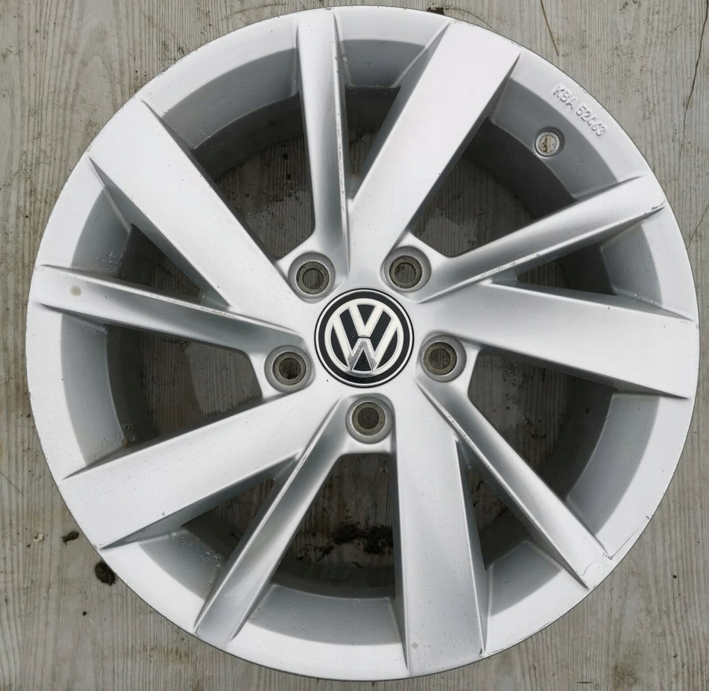 1x Alufelge 16 Zoll 6.5" 5x112 46ET Glanz Silber 5H0071496 VW Golf Viii FEL9412385751dx
