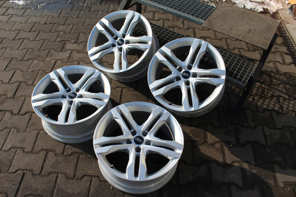 4x Alufelge 18 Zoll 7.5" 5x112 29ET Glanz Silber 8W9601025B Audi A4 Allroad FEL3172414183js