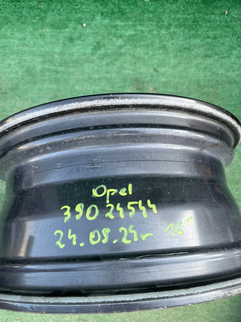 1x Alufelge 16 Zoll 7.0" 5x114.3 Glanz Graphit 39201707 Opel Rim Wheel