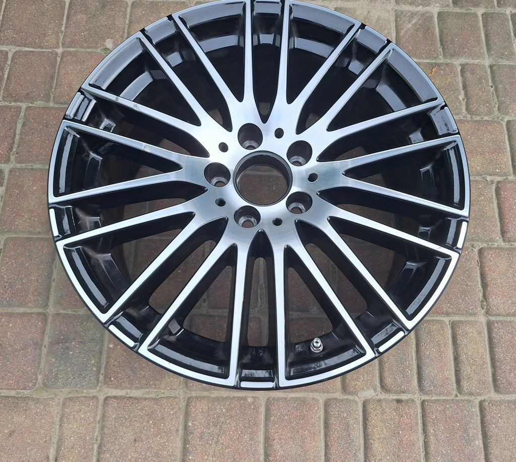 1x Alufelge 18 Zoll 7.5" 5x112 40ET Glanz Schwarz A2064014900 Mercedes-Benz W206 FEL3353775801fo